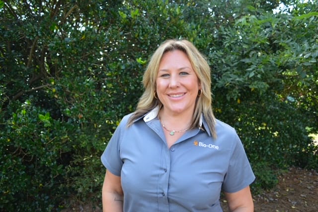 Bio-One of Charlotte owner, John and Jen Symons